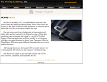 Tablet Screenshot of prodrivingacademyinc.com